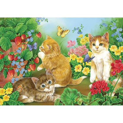 Cobble Hill - 35 Piece Tray Puzzle - Kitten Playtime - For Both Older & Younger Puzzlers - Ideal For Travel - Delightful Gift Idea