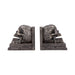 Nemesis Now Celtic Tale Resin Bookends - Heavy Decorative Book Ends for Literature Collections, Ornate Celtic Skull Design and Knotwork, Bronze Finish
