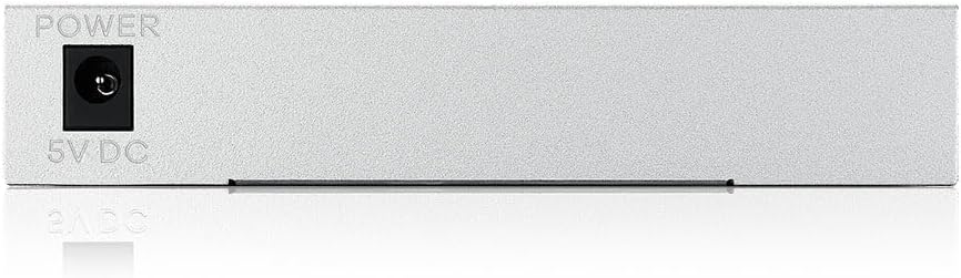 Zyxel 8-Port Gigabit Switch | Unmanaged | Desktop or Wall Mount | Easy Installation | Fanless | Metal Housing | Ethernet Splitter Network Hub | GS-108B v5