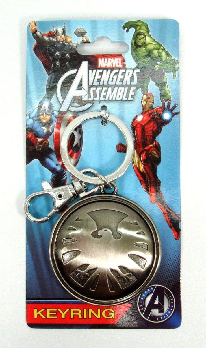 Monogram 67886 Avengers Eagle Pewter Key Ring, Grey, One Size