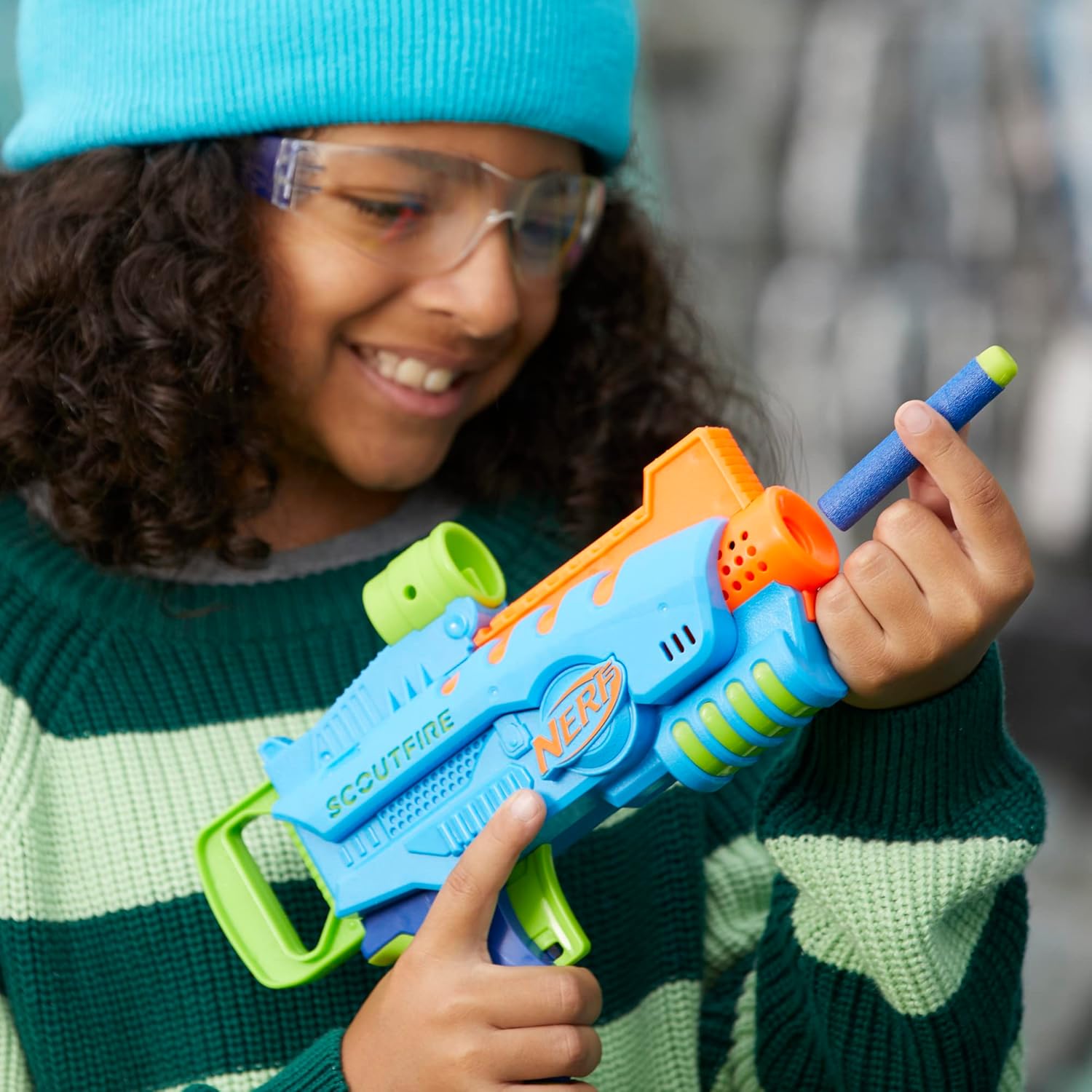 NERF Elite Junior Ultimate Starter Set, 2 Easy Play Blasters, 15 Darts for Kids Outdoor Games, Ages 6 & Up