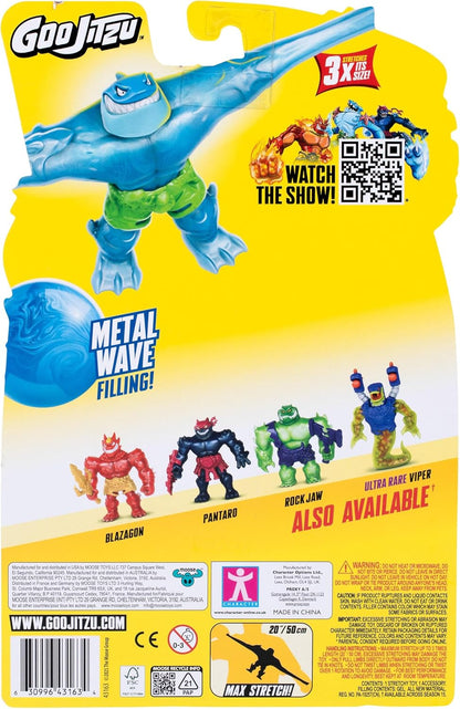 Goo Jitzu, Thrash, Stretchy Collectible Action Figure, With Unique Goo Filling & Weapon, Tactile Sensory Toy That Stretches Up To 3x Its Size