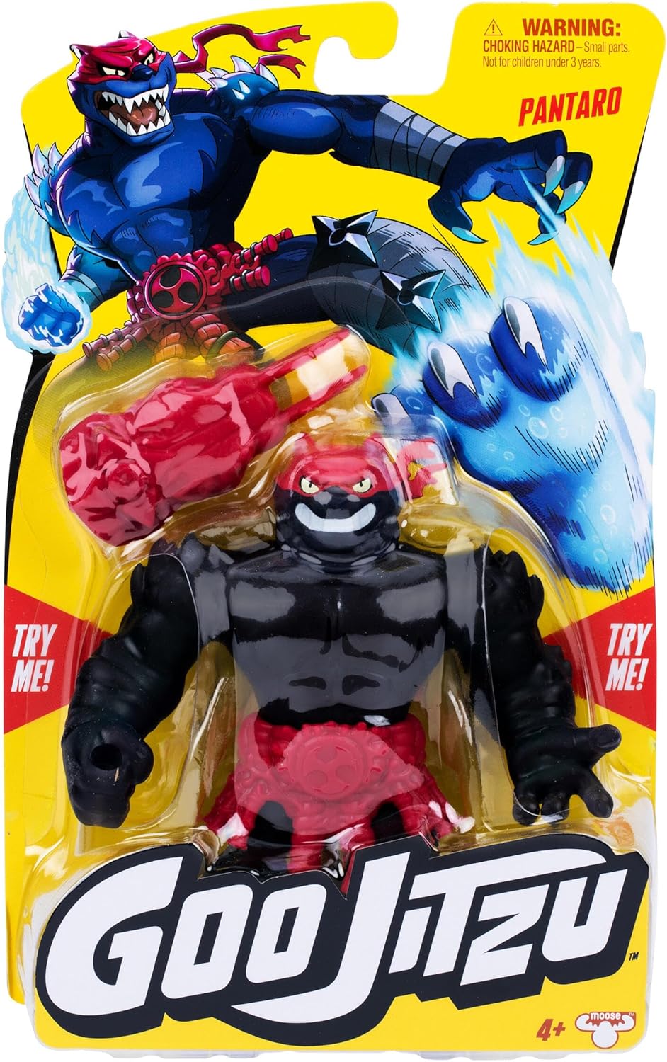 Goo Jitzu, Pantaro, Stretchy Collectible Action Figure, With Unique Goo Filling & Weapon, Tactile Sensory Toy That Stretches Up To 3x Its Size