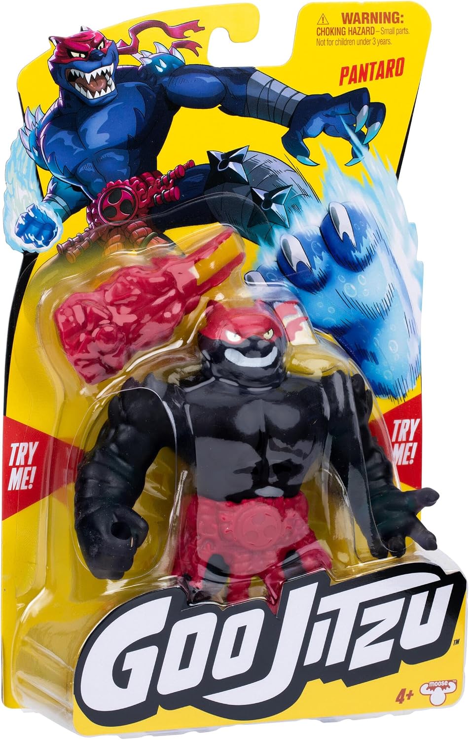 Goo Jitzu, Pantaro, Stretchy Collectible Action Figure, With Unique Goo Filling & Weapon, Tactile Sensory Toy That Stretches Up To 3x Its Size