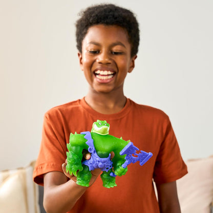 Goo Jitzu, Rock Jaw, Stretchy Collectible Action Figure, With Unique Goo Filling & Weapon, Tactile Sensory Toy That Stretches Up To 3x Its Size
