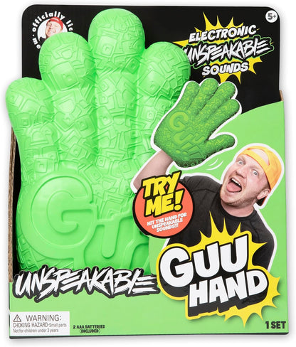 Unspeakable GUU Hand Toy – Giant Wearable Sound FX Kids Toy – Smack‑Activated Interactive Merch – YouTuber Roleplay Toy for Fans