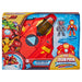 Disney Jr. Serie Marvel's Iron Man und Seine fantastischen Freunde Iron Jet Action-Set, Action-Figuren (7,6 cm) mit Fahrzeug und Battle-Anzug, Superhelden-Spielzeuge, ab 3 Jahren