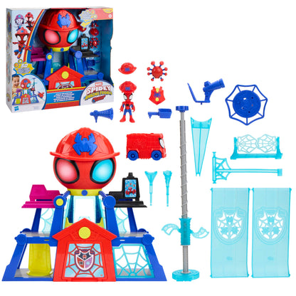 Hasbro Marvel, Spidey e i Suoi Fantastici Amici, playset Rescue-Webs Web-Quarters