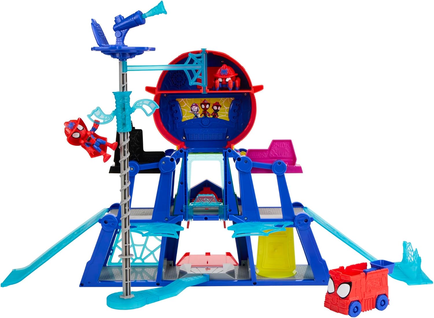 Hasbro Marvel, Spidey e i Suoi Fantastici Amici, playset Rescue-Webs Web-Quarters
