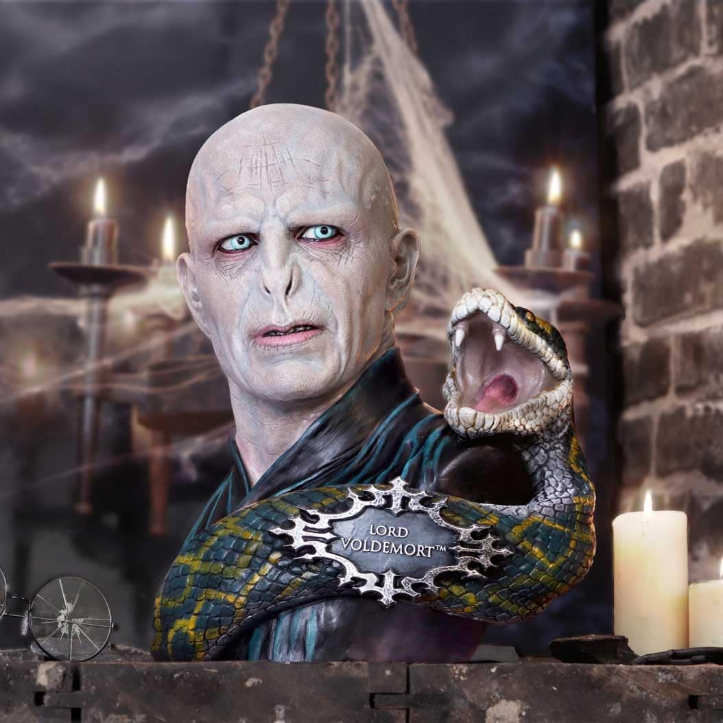 Nemesis Now Harry Potter Lord Voldemort Bust Figurine, Nemesis Now Harry Potter Lord Voldemort-Busto 30,5 cm, Multicolore (B5792U1)