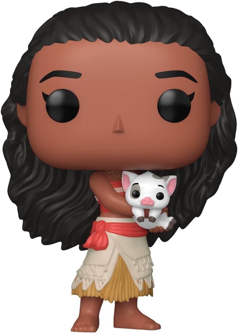 Funko POP! Disney: Moana- Moana with Pua - Sammelbare Vinylfigur - Geschenkidee - Offizielles Merchandise - Spielzeug für Kinder & Erwachsene - Modellfigur für Sammler und zur Ausstellung