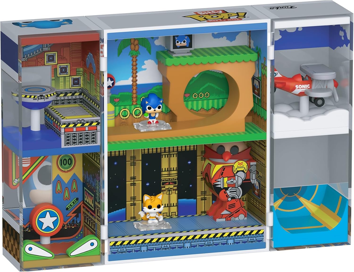 Funko Bitty Boxes: Sonic the Hedgehog - Sonic 2 Diorama Set with Sonic and Tails
