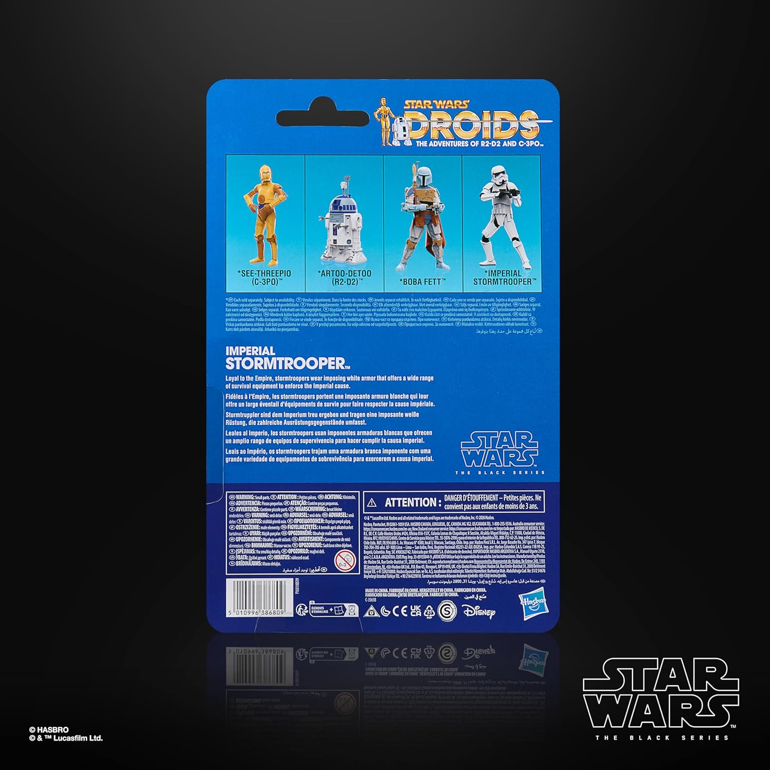 Star Wars The Black Series Imperial Stormtrooper, Droids Premium Collectible 15 cm Action Figure
