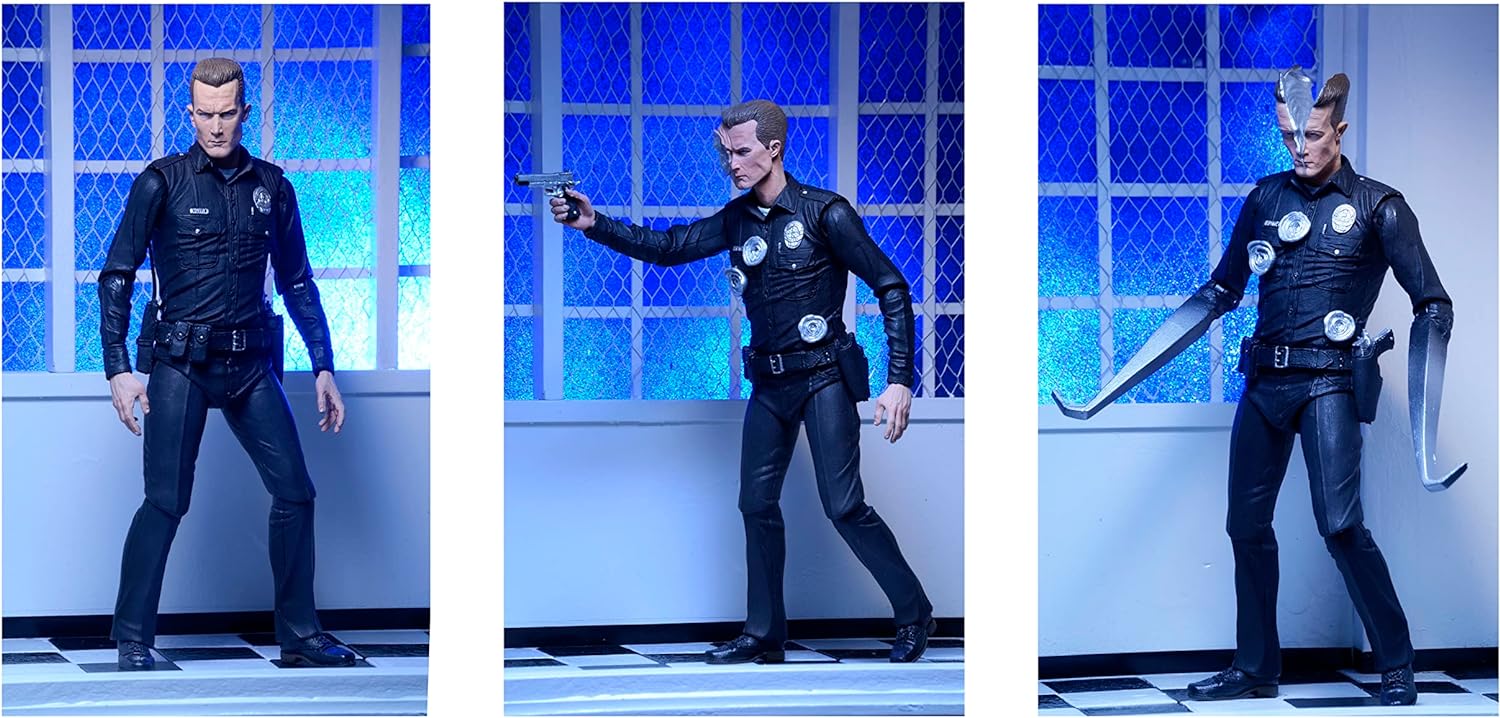 Terminator 2 51909 2 7" Ultimate T 1000 Figure, Multicolor