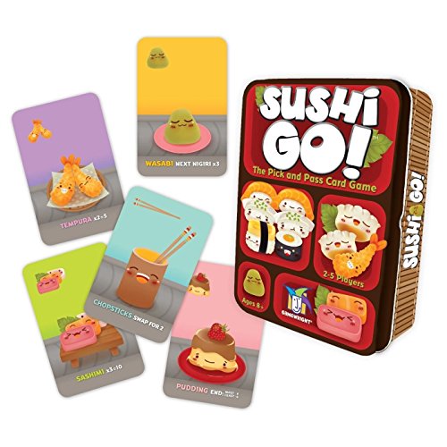Sushi Go! - The Pick and Pass Card Game & Monopoly Deal Card Game, Quick-Playing Card Game for 2-5 Players, Easter Basket Gifts, Game for Families and Kids Ages 8 and Up (Amazon Exclusive