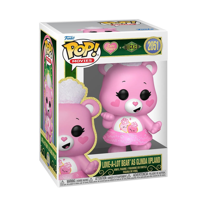 Funko POP! Movies: Wicked x Care Bears - Love a Lot Glinda - Figura in vinile da collezione - Idea regalo - Prodotto ufficiale - Giocattoli per bambini e adulti - Modello di figura per collezionisti