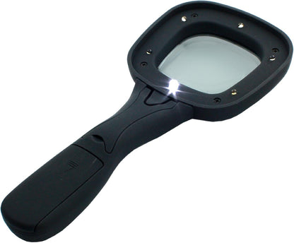 Lightcraft - Led Handheld Magnifier 4X (With Inbuilt Stand)