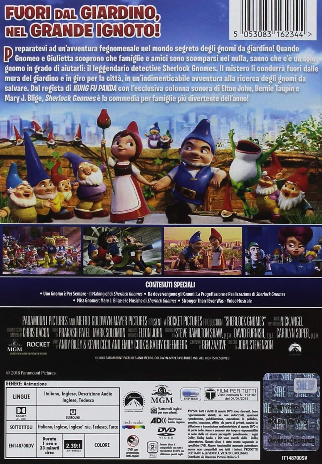 Sherlock Gnomes - (Italian Import), Sherlock Gnomes