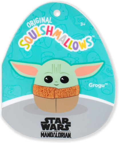 Squishmallows SQDI01992 - Star Wars Grogu 20 cm, offizielles Jazwares Plüsch, superweiches Kuscheltier