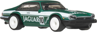 Hot Wheels Jaguar XJS Car Culture Vehicle, Premium 1:64 Scale Die-Cast Toy Car with Real Riders Tires & Metal/Metal Body & Chassis, JKF02