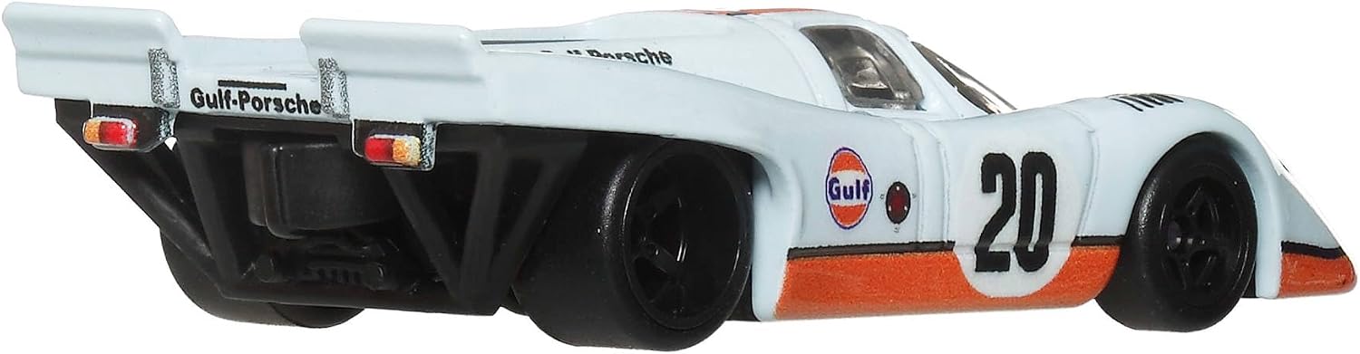 Hot Wheels Porsche 917 K Car Culture Vehicle, Premium 1:64 Scale Die-Cast Toy Car with Real Riders Tires & Metal/Metal Body & Chassis, JKF03