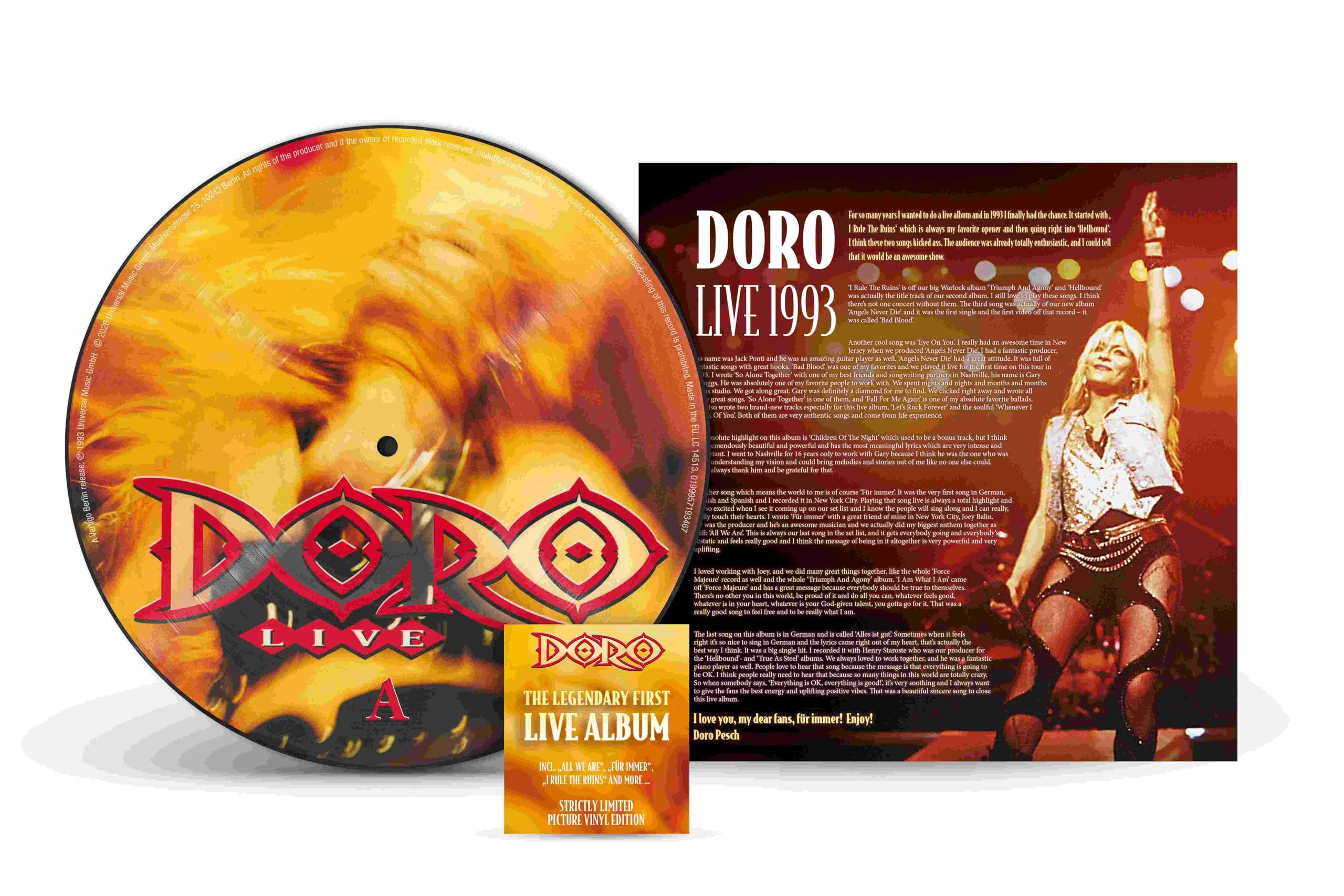 Doro Live (Picture LP