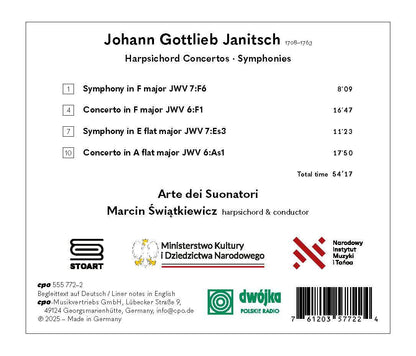 Johann Gottlieb Janitsch: Harpsichord Concertos & Symphonies
