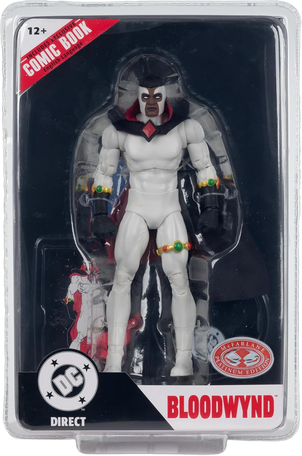 DC Direct Page Punchers Action Figure Bloodwynd (Justice League #77) (Red Platinum Edition) 18 cm
