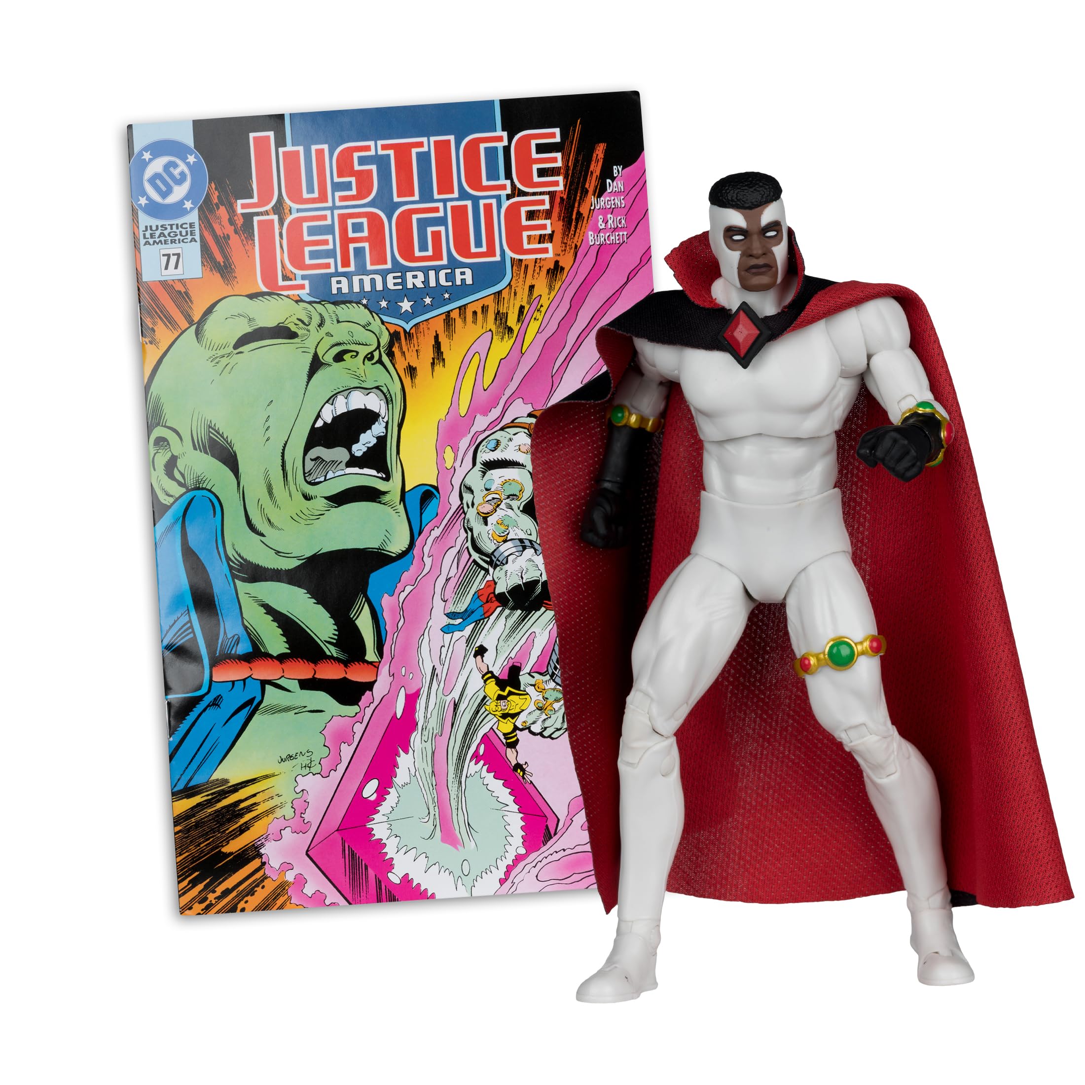 DC Direct Page Punchers Action Figure Bloodwynd (Justice League #77) (Red Platinum Edition) 18 cm