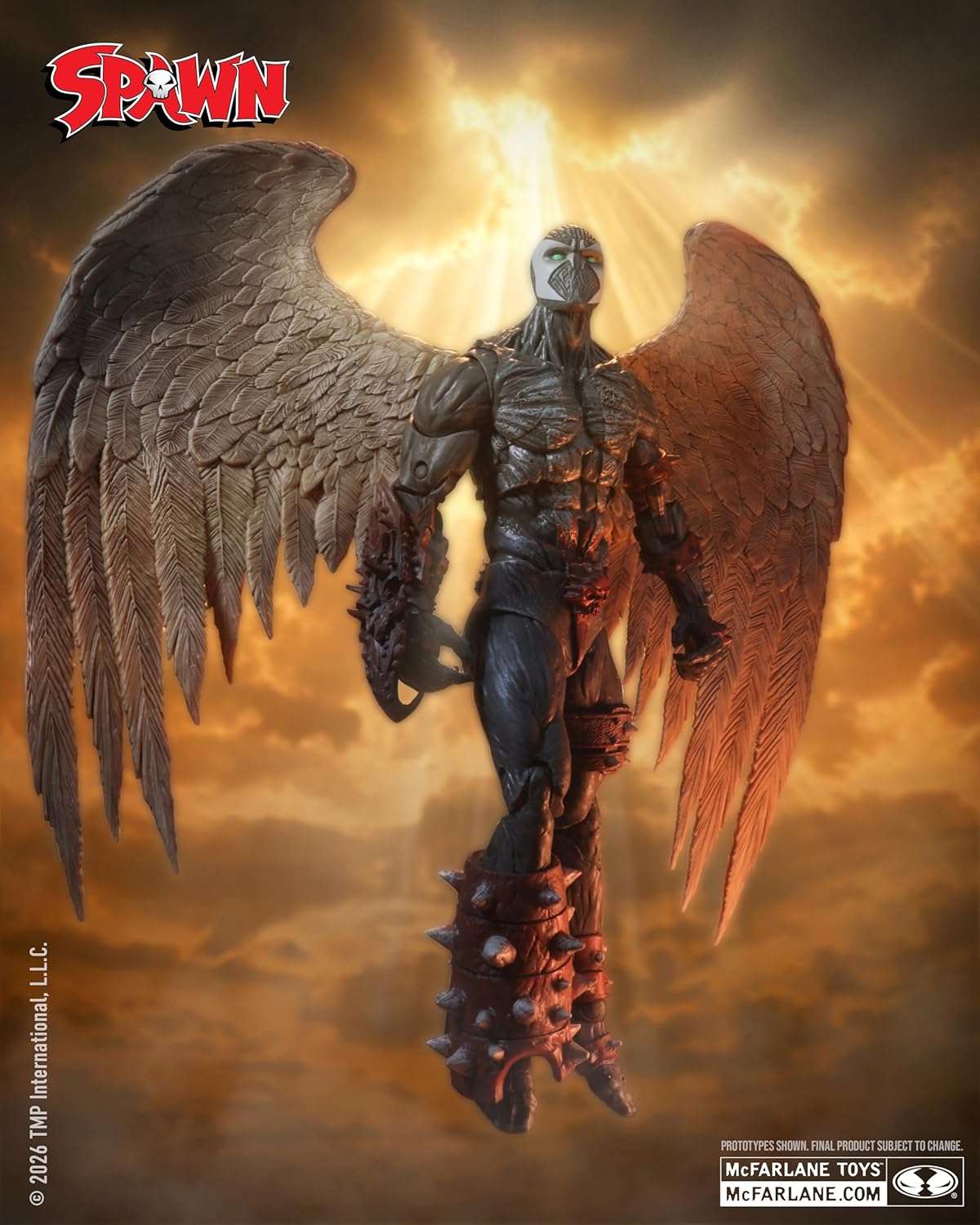 McFarlane Spawn Toy, action figure Wings of Redemption Spawn, 23 cm