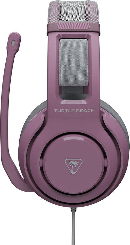 Turtle Beach Atlas 200 Lilac Mist Bedrade Multiplatform Gamingheadset | voor Xbox, PlayStation en PC met Nanoclear-drivers van 50 mm en opklap- en dempbare microfoon, Turtle Beach - Atlas 200 Mp Lilac Mist