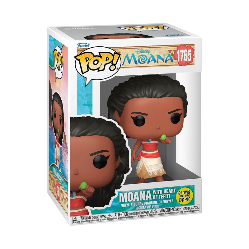 Funko POP! Disney: Moana- Moana with Water - Glow in the Dark - Figura in vinile da collezione - Idea regalo - Prodotto ufficiale - Giocattoli per bambini e adulti