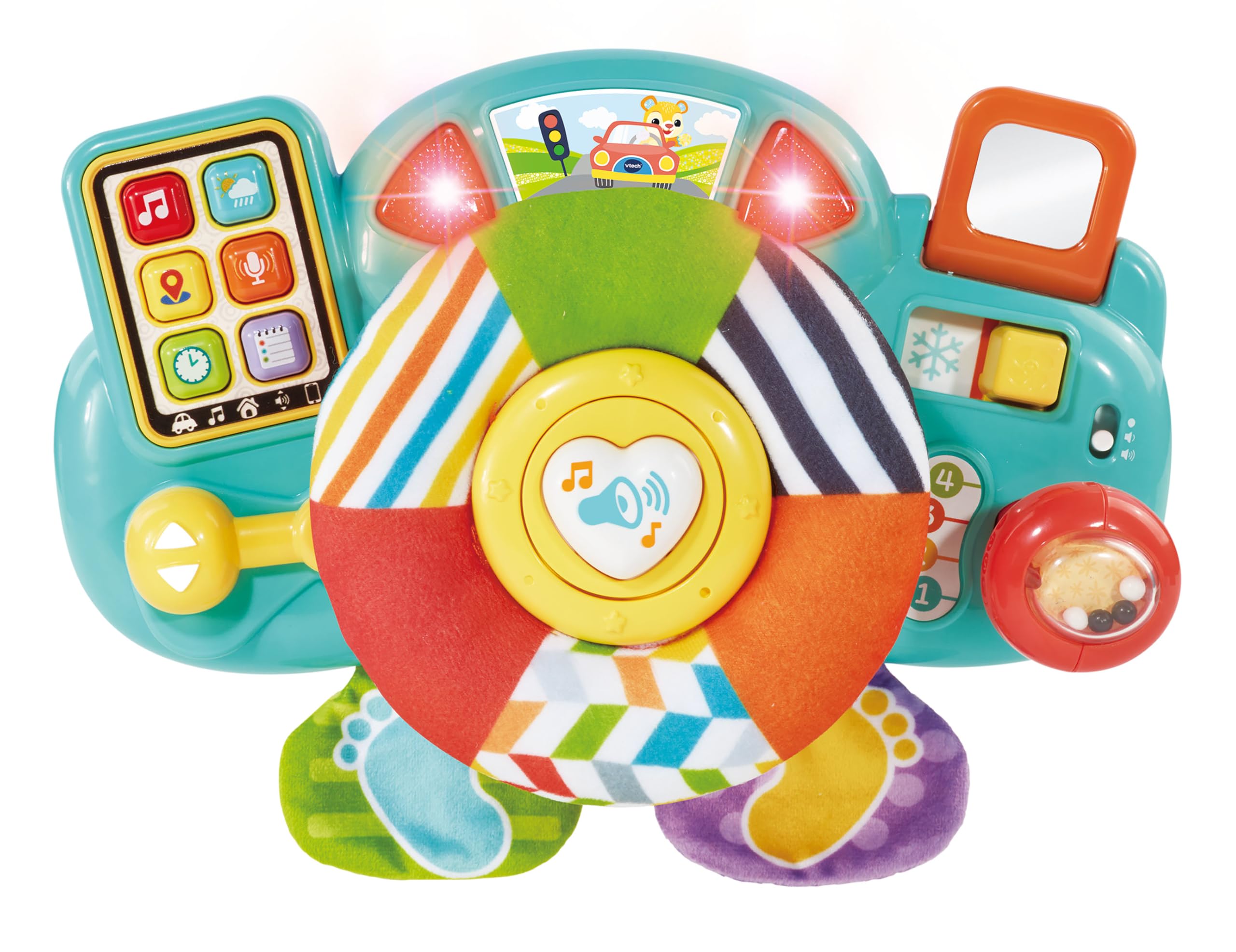 VTech speelgoedstuurtje Toeter & Speel met geluid en licht