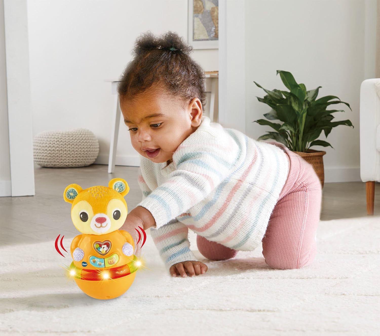 VTech educatief speelgoed - Wiebel & Leer Tuimelbeer multicolor