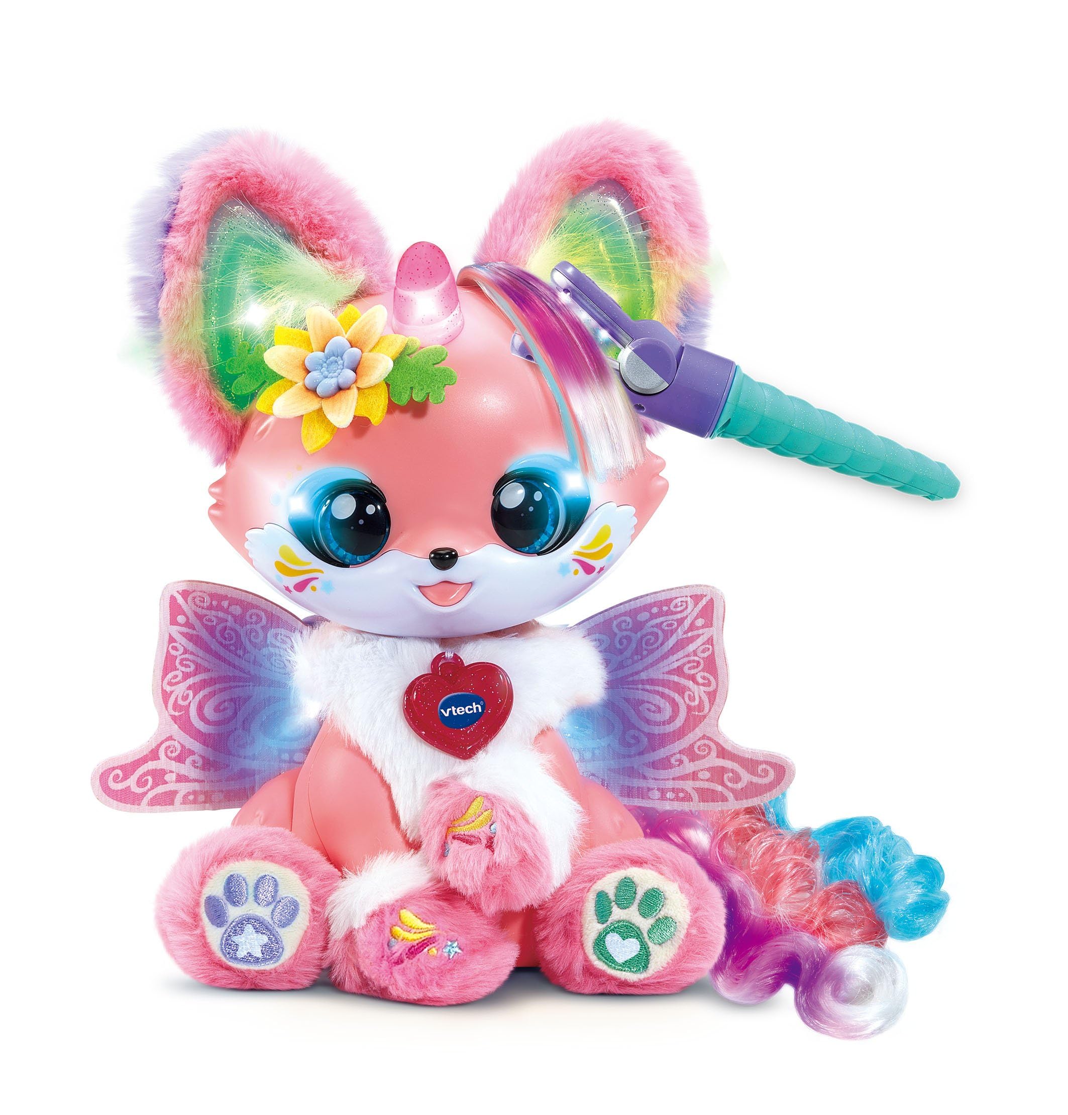 VTech interactieve speelgoed Foxy Magische Kleurenfee pop