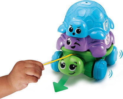 VTech speelgoed - Stapelpret Schildpadjes kleurrijk stapelspeelgoed