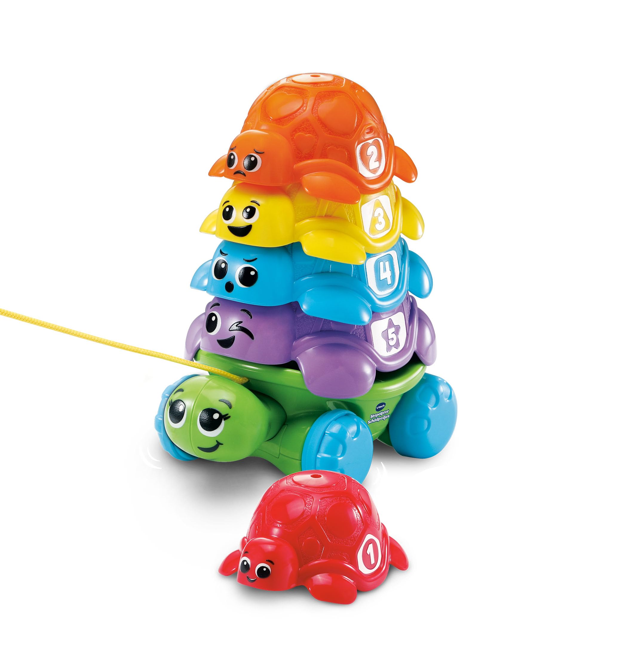 VTech speelgoed - Stapelpret Schildpadjes kleurrijk stapelspeelgoed
