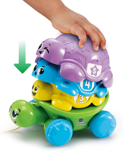 VTech speelgoed - Stapelpret Schildpadjes kleurrijk stapelspeelgoed