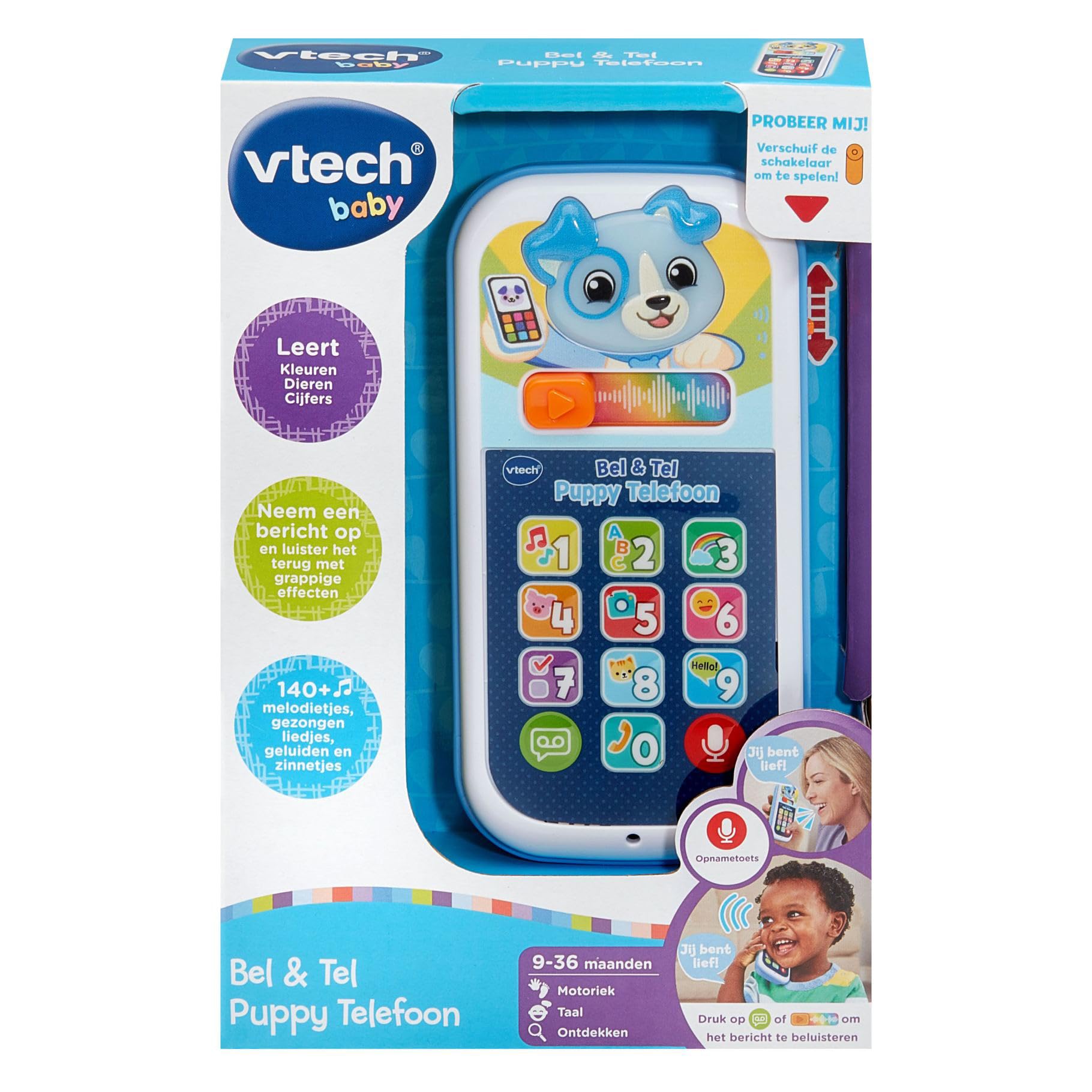 Vtech Baby Bel En Leer Puppy Telefoon