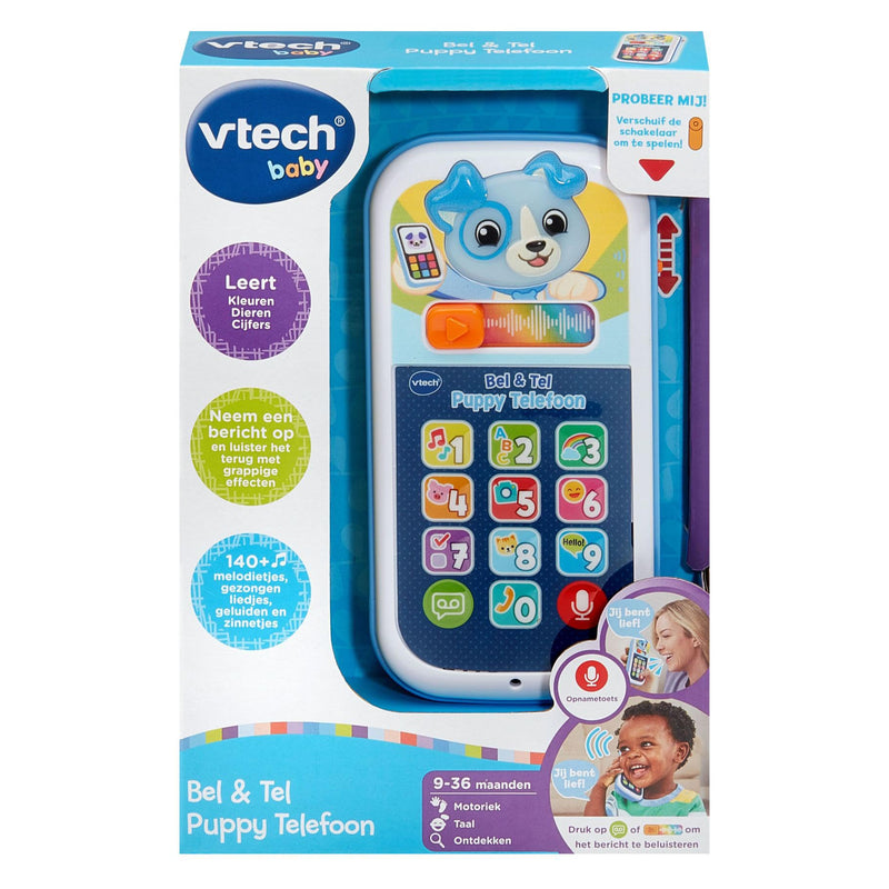 Vtech Baby Bel En Leer Puppy Telefoon