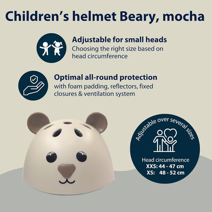 HUDORA Unisex Jeugd 84910 Helm, Mocha
