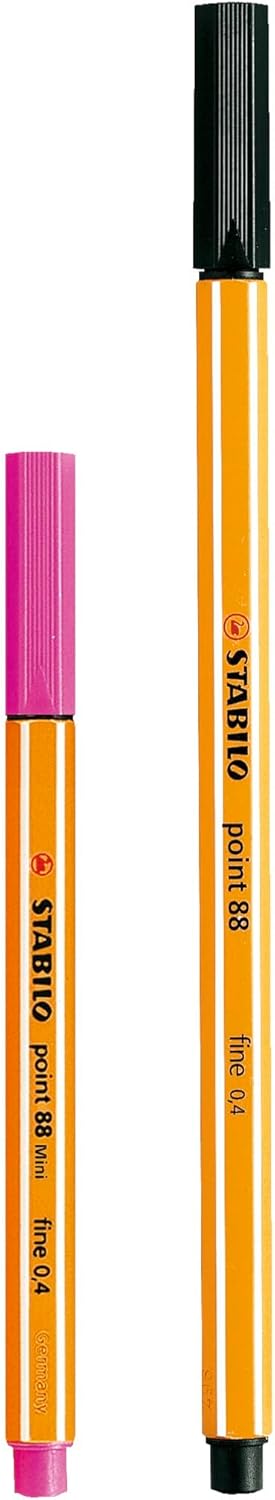 STABILO ANIMAL VIBES point 88 MINI Fineliners - 8dlg. met Sticker