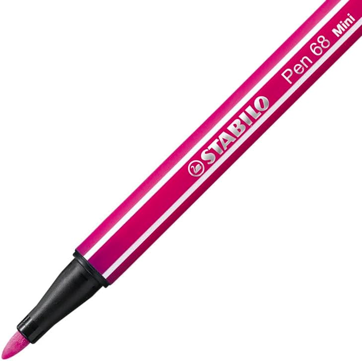 STABILO - Premium Viltstift - Pen 68 MINI - Animal Vibes - Etui met 8 kleuren