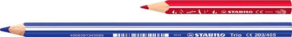 STABILO - Driekanttige kleurpotloden - Trio Thick Short - Animal Vibes - Etui met 12 kleuren