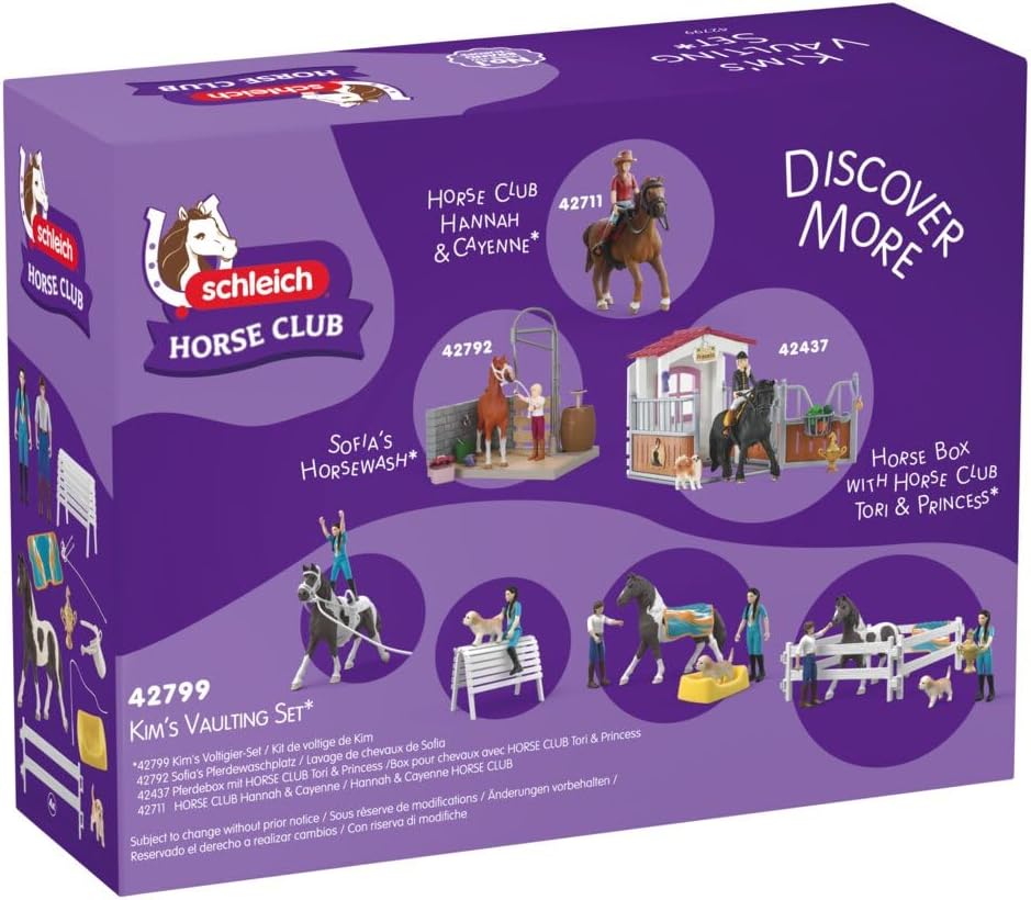 SCHLEICH HORSE CLUB | Kim’s Spring Set 42799