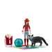 Schleich® 81537 Picknick-speelset met figuur en kat | 11-delige set, vanaf 3 jaar, Maine-Coon-kat, creatief rollenspel, zakset
