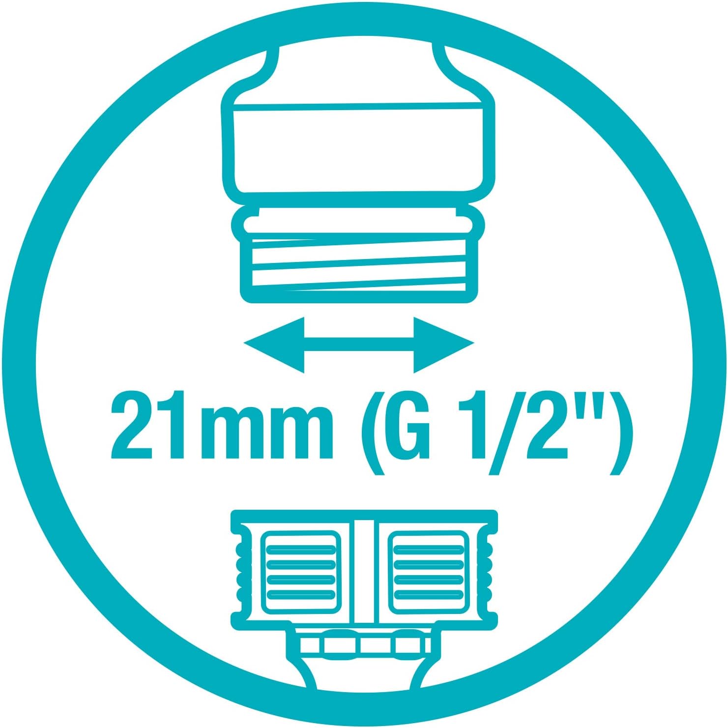 Gardena - Tap Connector - 21 Mm (G 1/2)