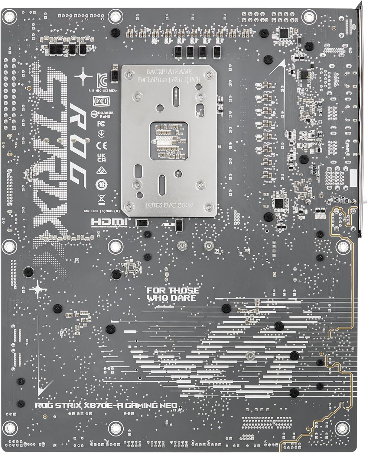 ASUS ROG STRIX X870E-A GAMING WIFI7 NEO AMD X870E ATX Motherboard,16+2+2 power stages, Dynamic OC Switcher, Core Flex, 1x HDMI, 2x USB4, DDR5, WiFi 7, 4x M.2 slots, PCIe 5.0 x16, Aura Sync RGB