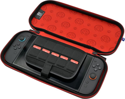 HORI Alumi Case (Mario) Beschermhoes, robuuste harde hoes van aluminium voor Nintendo Switch 2 - Officiële Nintendo lizenziert