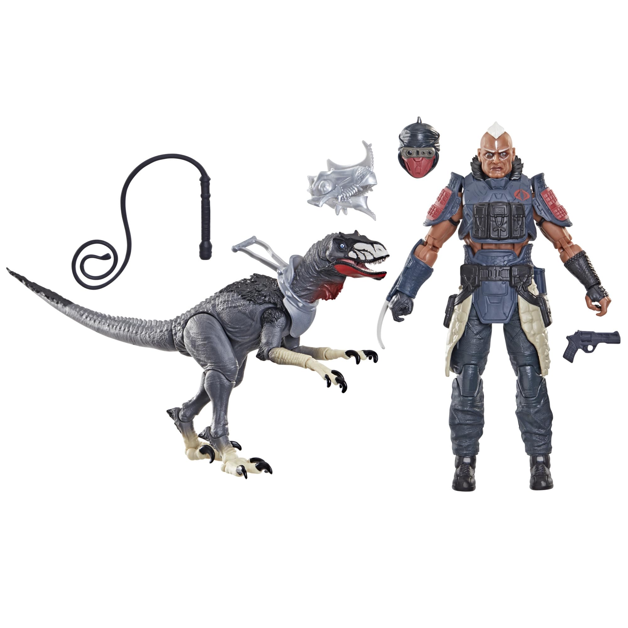 G.I. Joe Classified Series, n. 196, Professor Rottclaw e Cobra Deinonychus, Action Figure e Dinosauro Giocattolo collezionabili da 15 cm